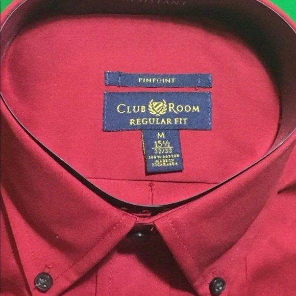 Club Room Estate Men’s Dress Shirt 15.5 32/33 NWT - Picture 4 of 8
